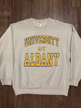 Vintage university at Albany men’s large crewneck sweater 1990’s oversized
